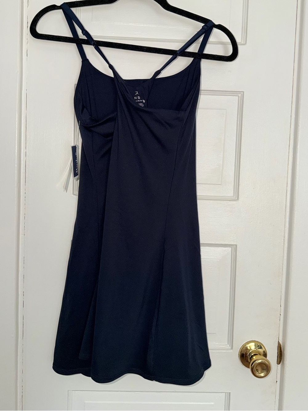 Danskin Skinny Straps Active Dress – Navy – Size Medium – NWT - Picture 2 of 4